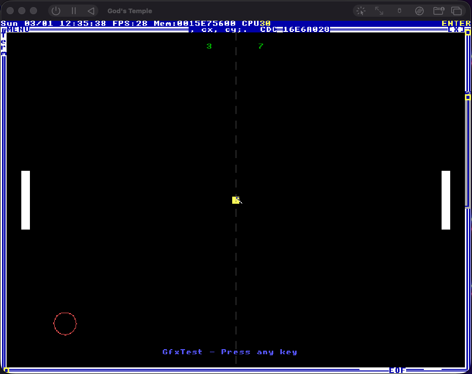 Graphics test v2, everything perfect